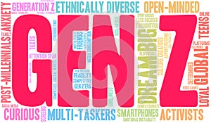 Gen Z Word Cloud photo