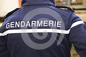 Gendarme, french policeman