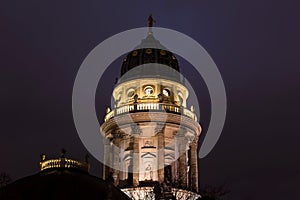 Gendarmenmarkt berlin germany at night