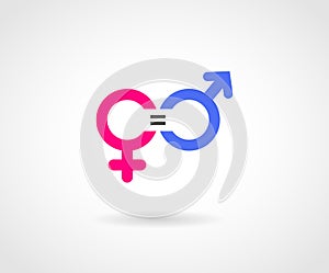 Gender Equality Concept Vector Icon