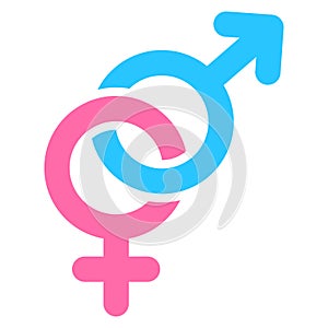 gender equality sign of humanities, rainbow sign of freedom of gender