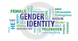 Gender Identity Word Cloud