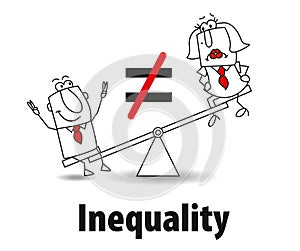 Gender inequality in the society