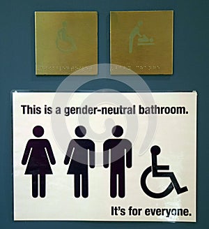 Gender-neutral Bathroom Sign