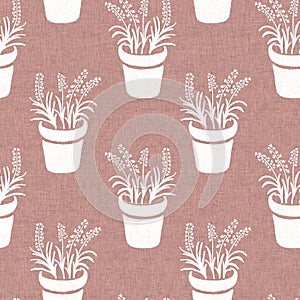 Gender neutral dark pink flower seamless raster background. Simple whimsical 2 tone pattern. Kids floral nursery