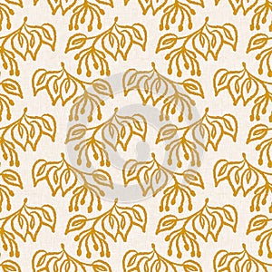 Gender neutral flower seamless raster background. Simple whimsical 2 tone pattern. Kids floral nursery wallpaper or