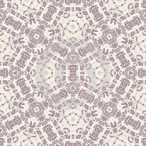 Gender neutral pink linnen seamless pattern. Unisex classy minimal style dyed background for soft furnishing.