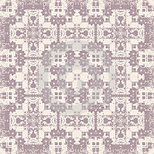 Gender neutral pink linnen seamless pattern. Unisex classy minimal style dyed background for soft furnishing.