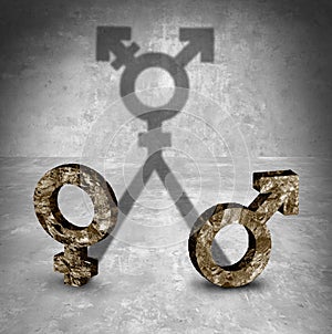 Gender Neutral Symbol Concept photo