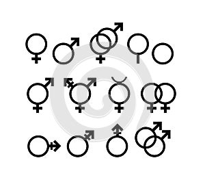 Gender symbols