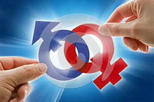 Gender symbols photo