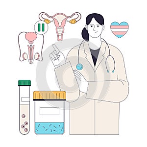 Gender transition. Fertility preservation. Medical tools for oocyte and sperm