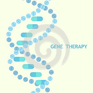 Gene therapy dna pills