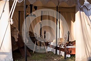 General ancient war tent.