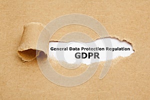 General Data Protection Regulation GDPR