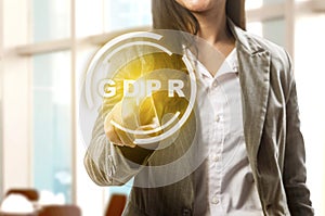 General Data Protection Regulation GDPR concept