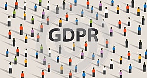General Data Protection Regulation GDPR Concept Illustration