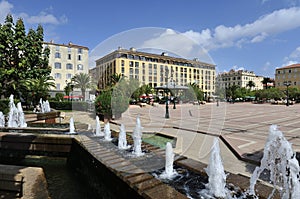 General de Gaulle Square in Ajaccio photo