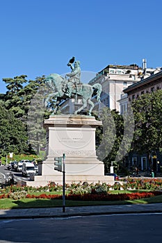 General Giuseppe Garibaldi Monument, Pizzza de Ferrari, Genoa, Italy