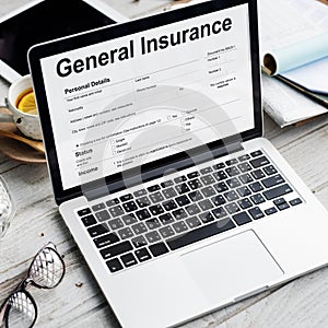 General Insurance Rebate Form Information COncept