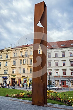 General Patton monument in Pilsen city, Czech Republic