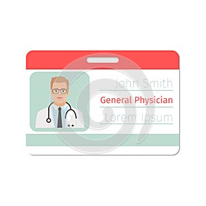 General physician medical specialist badge