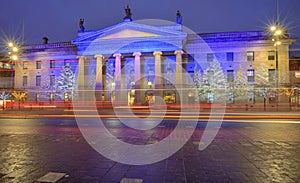 General Post Office, Dublin at Christmas