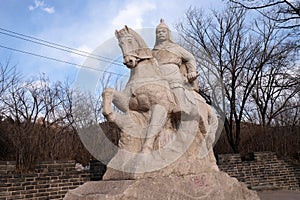 General Qi Jiguang, Shuiguan Great Wall, Badaling, Yanqing, China photo