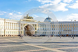 General Staff building on Palace square, Saint Petersburg, Russia