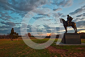 General Stonewall Jackson statue at Manassas Battlefield Bull Run