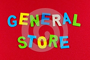 General store entrepreneur grocery hardware retail small business sign