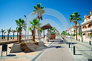 General street view in Costa Blanca