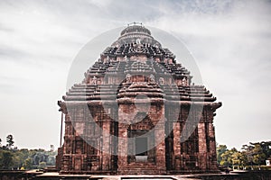 General view of the ancient Konark Sun Temple in Orissa, India