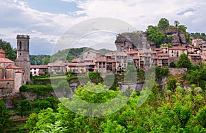 General view of Besalu. Catalonia