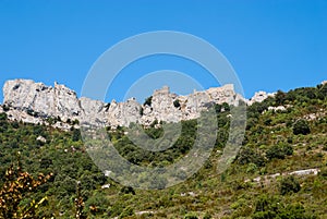 General view of Chateau Peyrepertuse