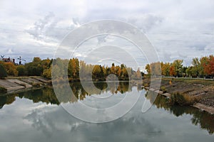 General view of Chernobyl nuclear power station district in Pripyat, Ukraine