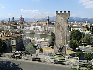 General view of the city and the Cathedral, Florence, Italy