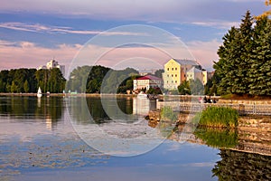 General view city of Ternopil photo