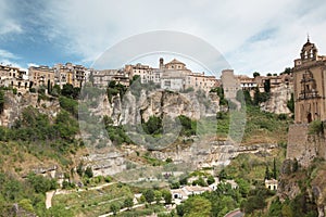 General view of Cuenca town in the morning
