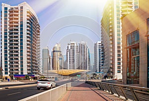 General view of Dubai Marina