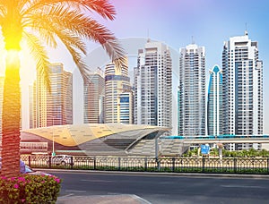 General view of Dubai Marina