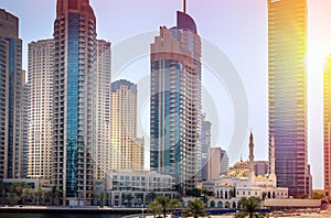 General view of Dubai Marina