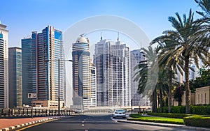 General view of Dubai Marina