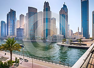 General view of Dubai Marina