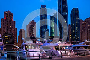 General view of Dubai Marina