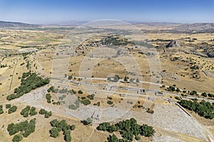 General view of Hattusa was the capital of the Hittite Empire in the late Bronze Age.