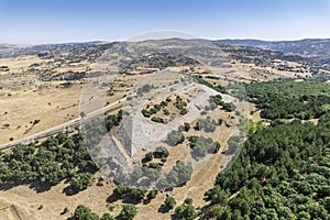 General view of Hattusa was the capital of the Hittite Empire in the late Bronze Age.