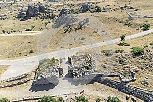 General view of Hattusa was the capital of the Hittite Empire in the late Bronze Age.