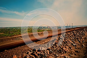 General view and industrial landscape