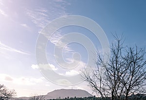 General view of the interior landscape of the island of Mallorca